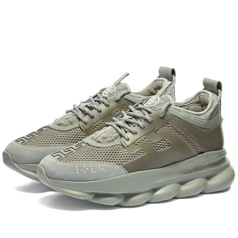 Versace Chain Reaction Gray Men's 